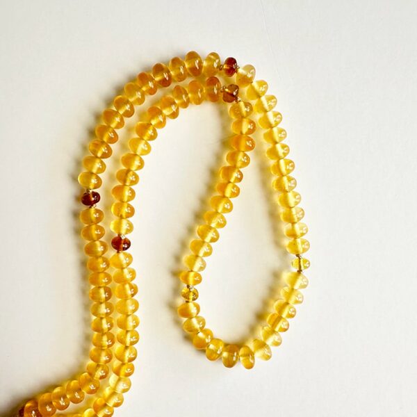 Yellow Fluorite & Yellow Tourmaline Necklace