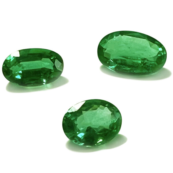 Faceted Emeralds