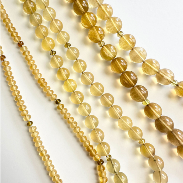 Yellow Fluorite & Yellow Tourmaline Necklaces & Bracelets