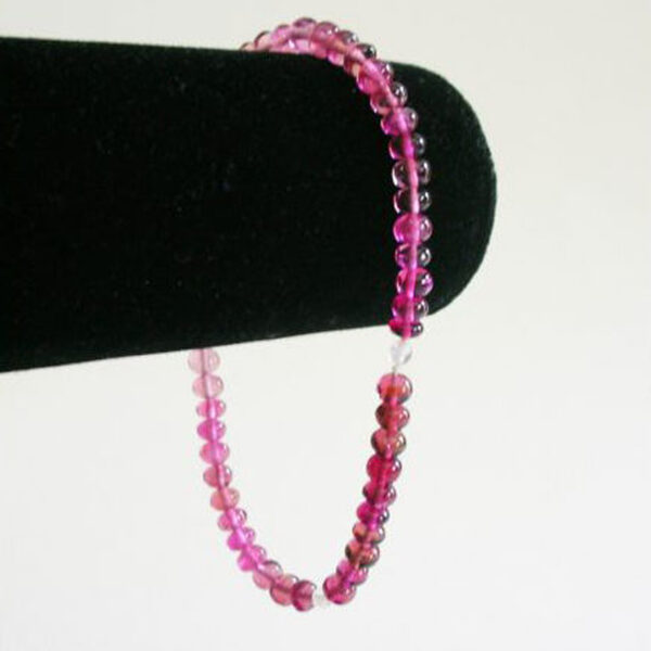 Pink Tourmaline & White Tourmaline Bracelet