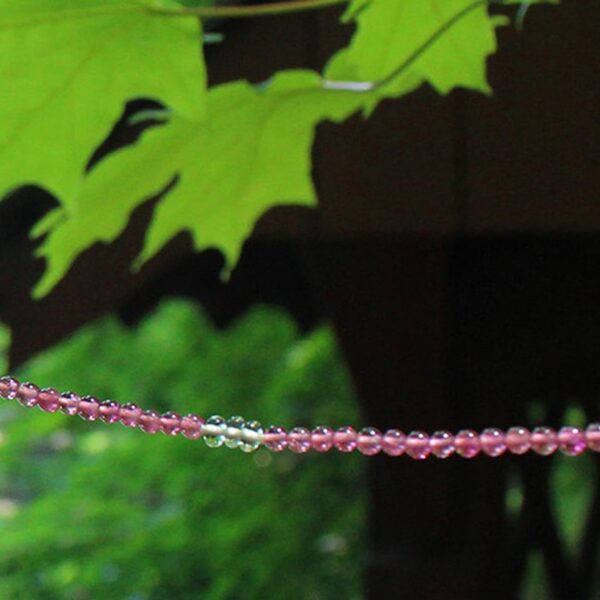 Purple Tourmaline & White Beryl Bracelet