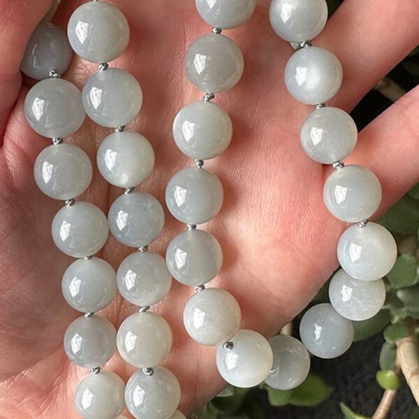 White Flash Moonstone, Gray
