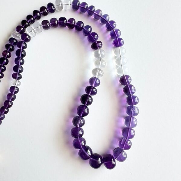 Amethyst & White Beryl Necklace