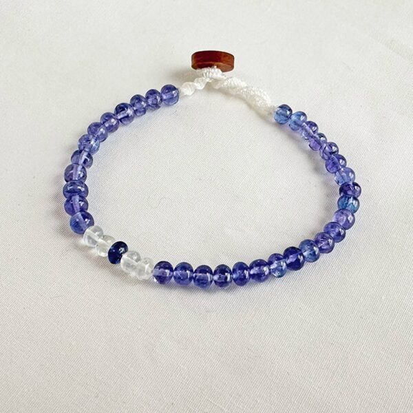 Chakra Guardian™ Bracelet: Tanzanite with White Beryl & Blue Sapphire
