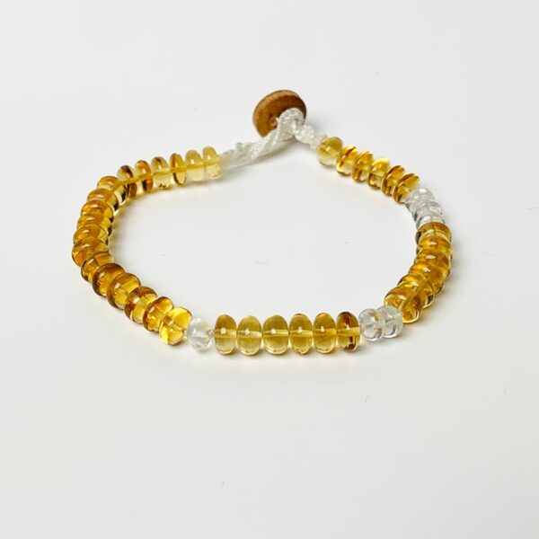 Citrine & White Beryl Bracelet