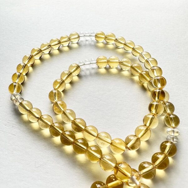 Citrine & White Beryl Necklace