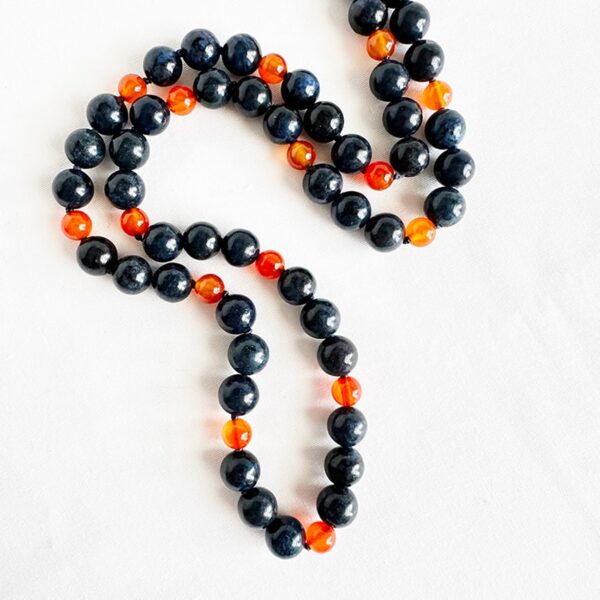 Dumortierite & Carnelian Necklace