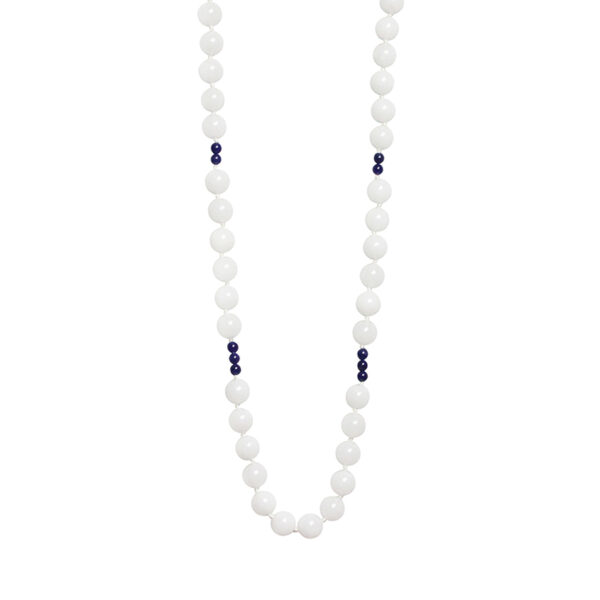Nourishing Indigo Ray Necklace: Indigo & White Quartz