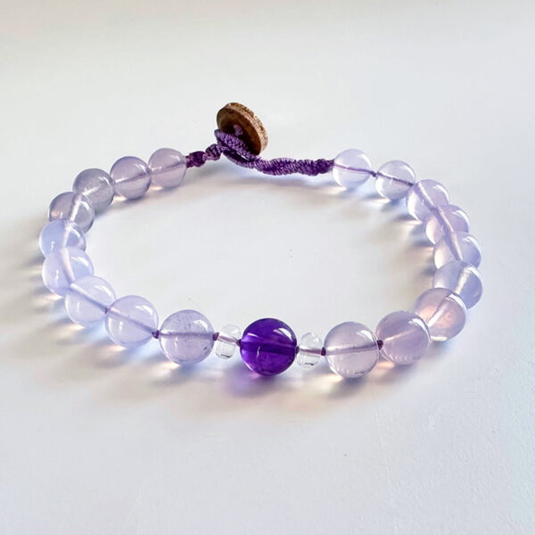Lightening™ Bracelet: Lilac Quartz with Amethyst & Clear Topaz