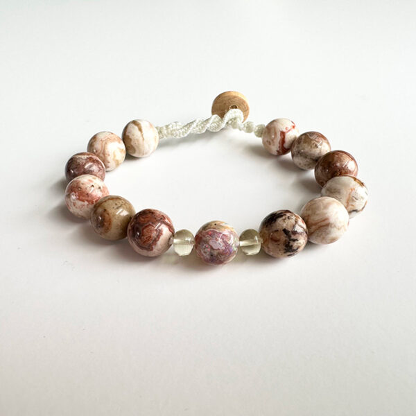 Mother Opal™ Bracelet: Opalite with Golden Beryl & Mother Opal
