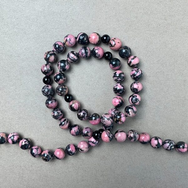 Mountain Pose™ Necklace: Black Rhodonite & Onyx