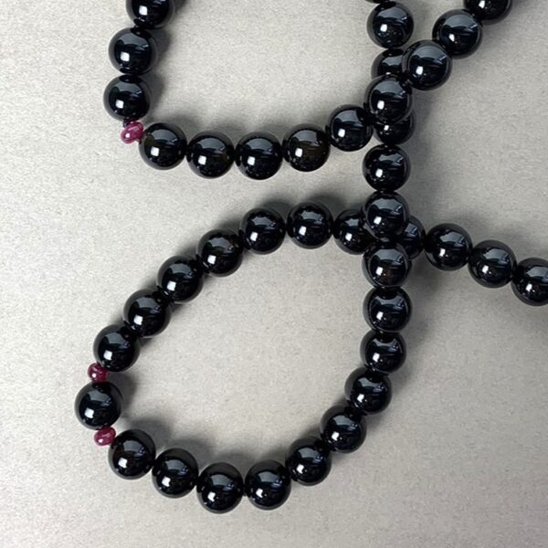 Ruby & Onyx Necklace