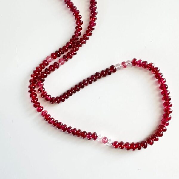 Rhythm™ Necklace: Red Spinel with Pink Spinel & Rosellite