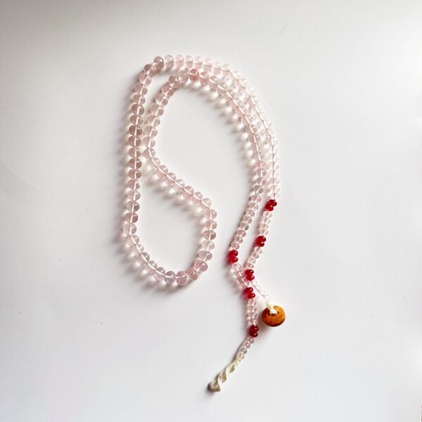 Rosellite & Red Spinel Necklace
