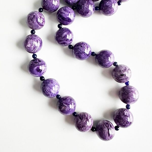 Charoite & Indigo Necklace