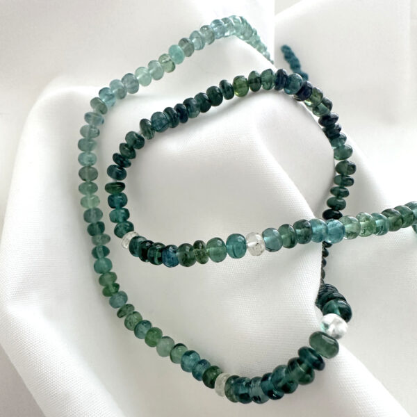 Teal Tourmaline & White Tourmaline
